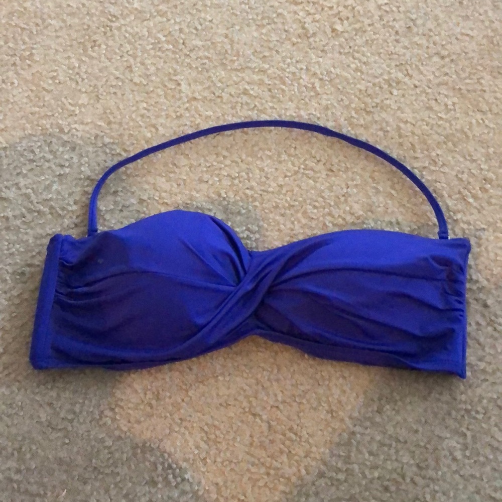 Dark blue bikini top